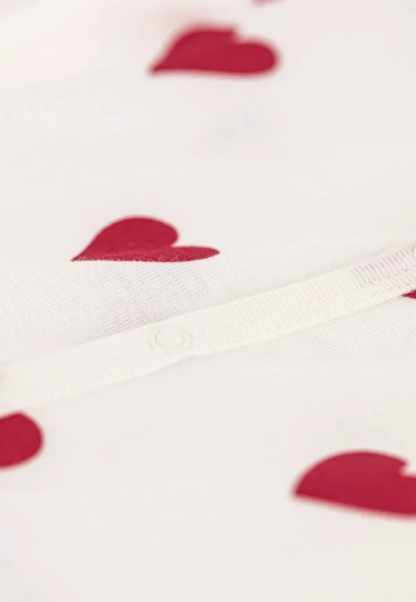 Пижама унисекс bébé mildor combicourt Petit Bateau, Marshmallow/Terkuit — фото 3