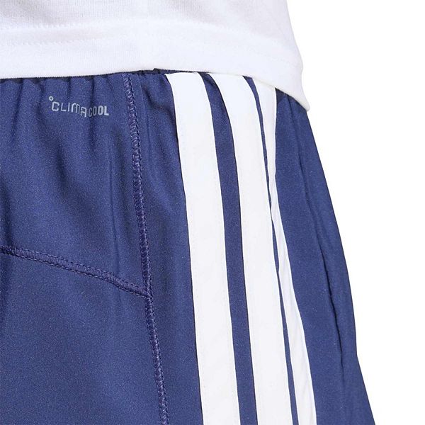Женские шорты Pacer Workout Woven High Rise Adidas, Dark Blue White — фото 4