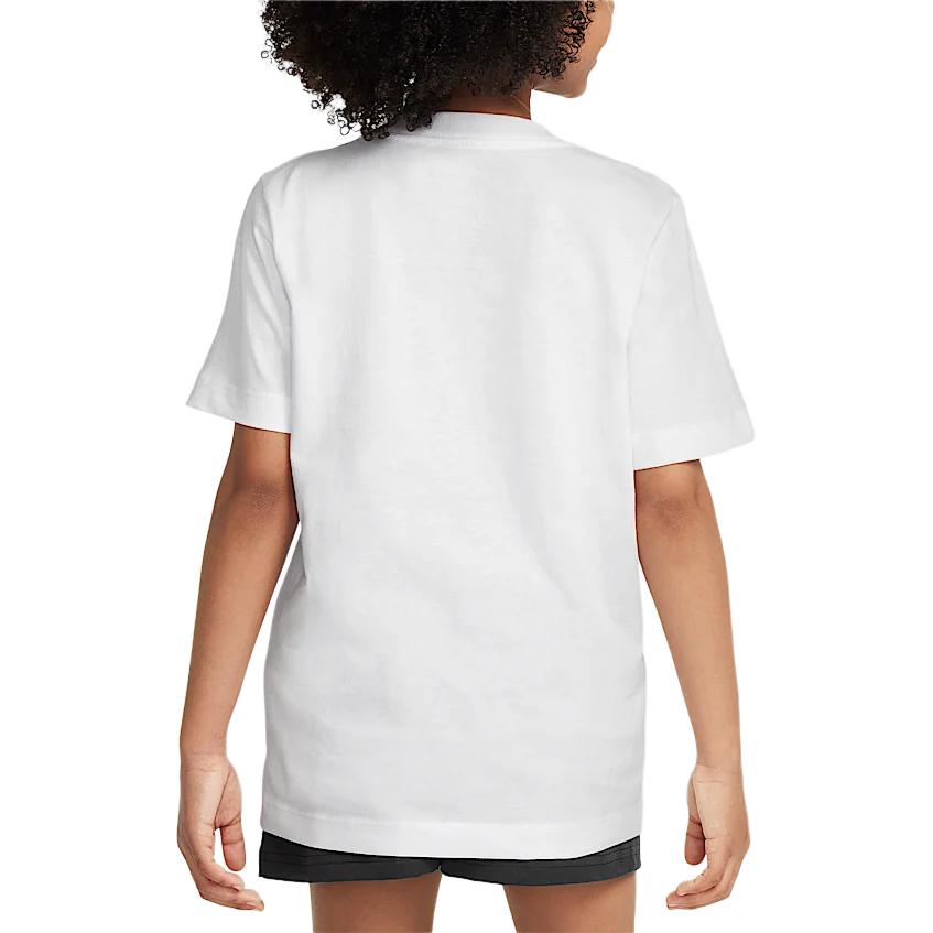 Nike Футболка SportswearSwoosh белая детская — фото 4