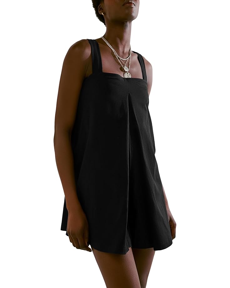 

Комбинезон Free People Nichola Romper, черный