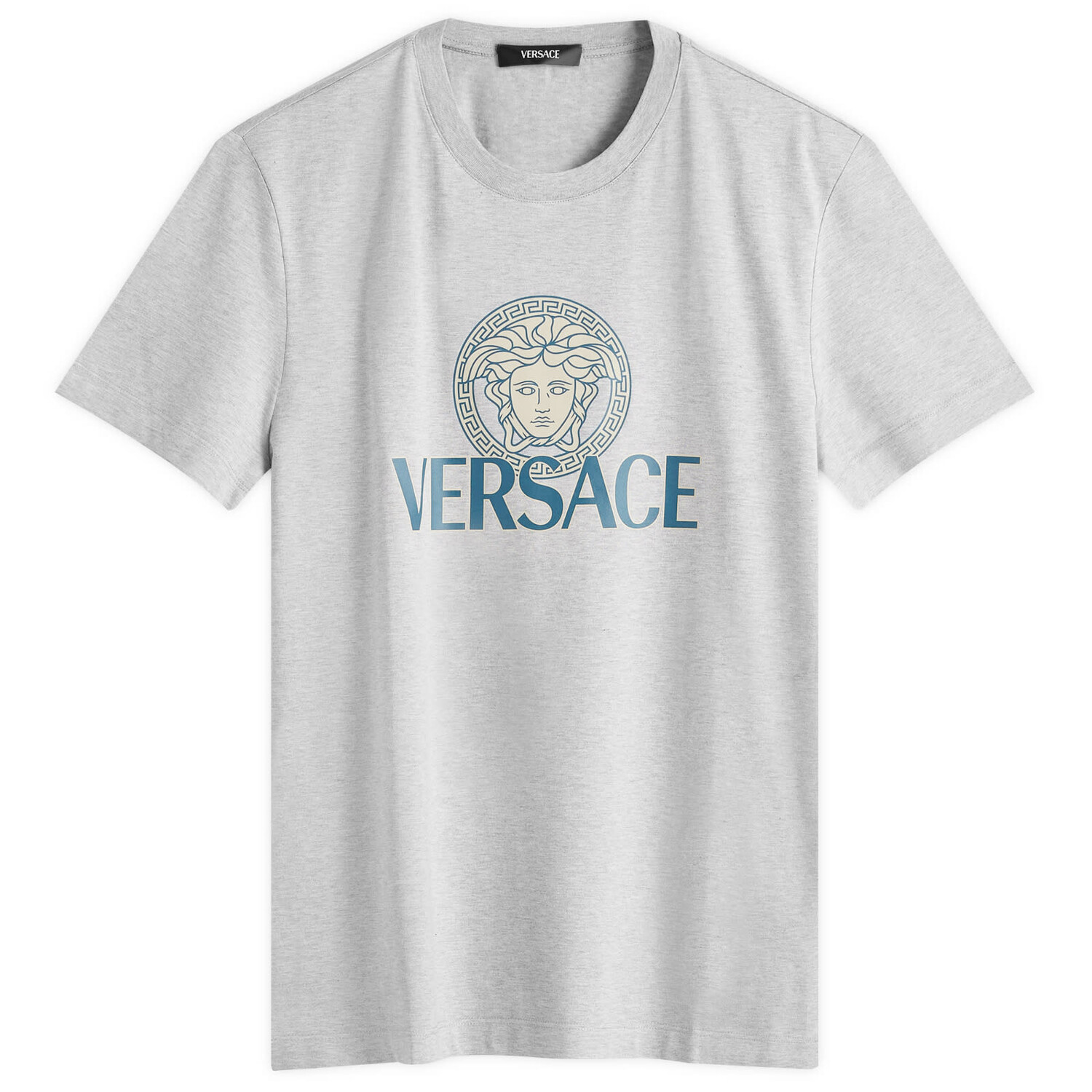 

Футболка Versace Logo T Shirt, цвет Light Grey