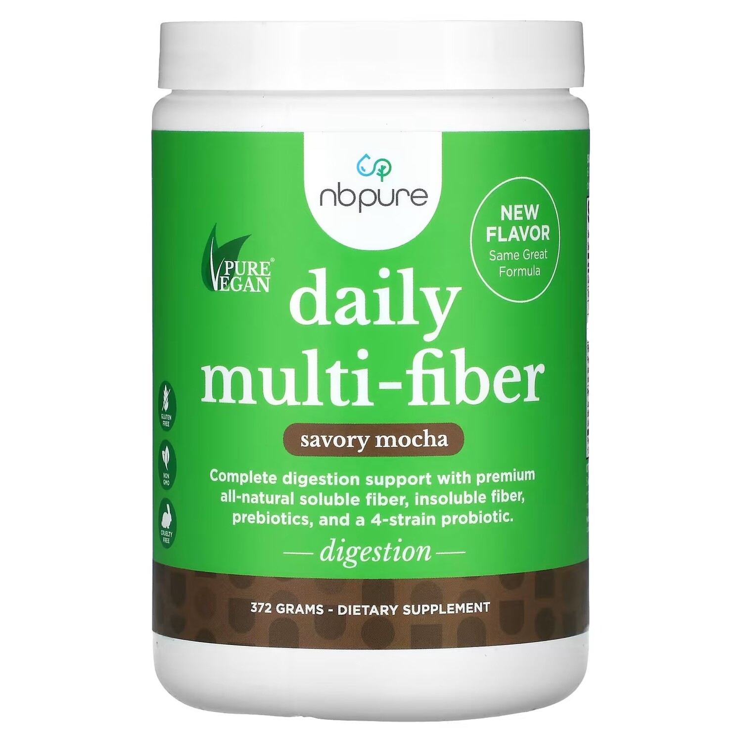 

Добавка NB Pure Daily Multi-Fiber Savory Mocha, 372 г