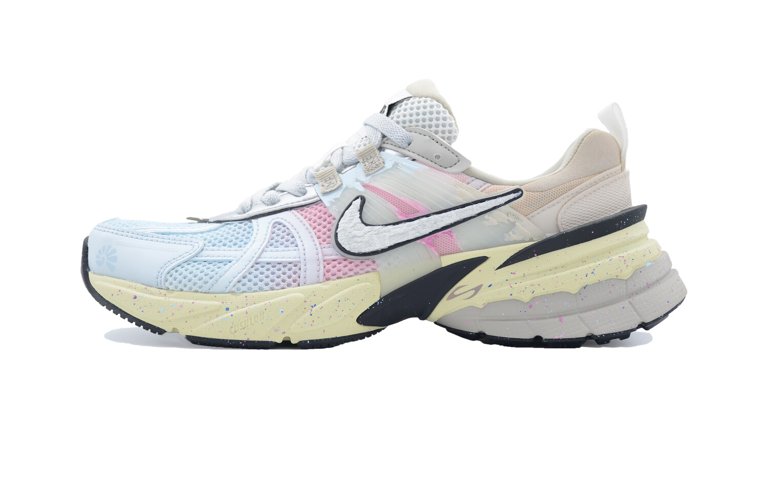 

Кроссовки для бега V2K Run женские с низким верхом розового/бежевого цвета Nike