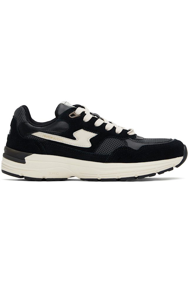 

Кроссовки Amiel S-Strike из замши Stepney Workers Club, черный