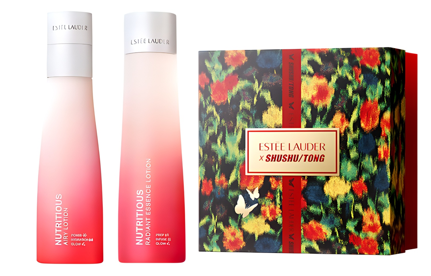 

ESTEE LAUDER Yashilandai x Shushu/Tong набор для ухода за кожей чистый гранатово-красный увлажняющий и восстанавливающий 100мл+200мл/100мл+125мл+200мл