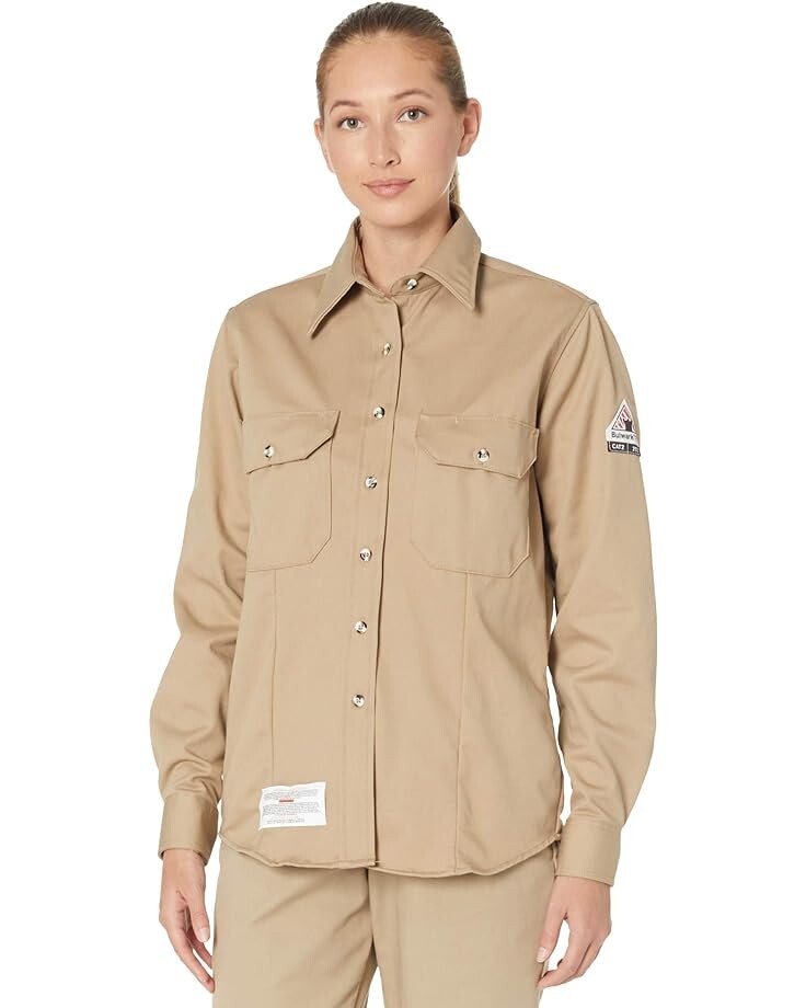 

Рубашка Bulwark FR Midweight FR Dress Uniform, хаки