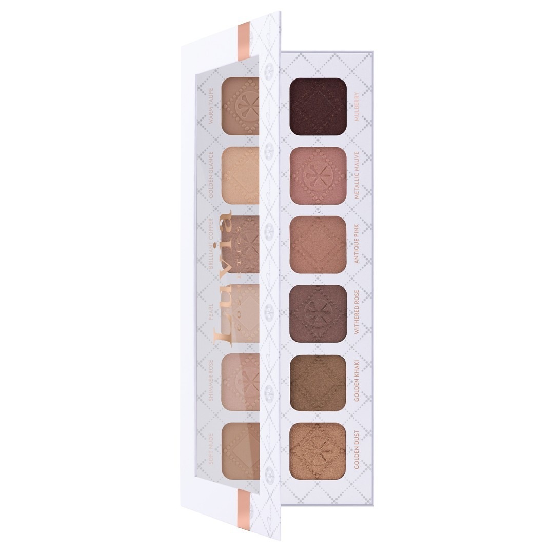

Тени для век rose golden eyeshadow palette - endless nude shades vol.1 Luvia, количество 1 шт.