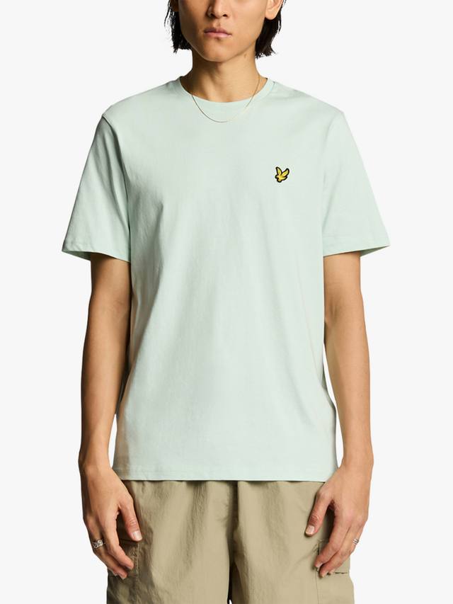 

Хлопчатобумажная футболка обычного покроя с коротким рукавом Lyle & Scott, цвет Ambient Green