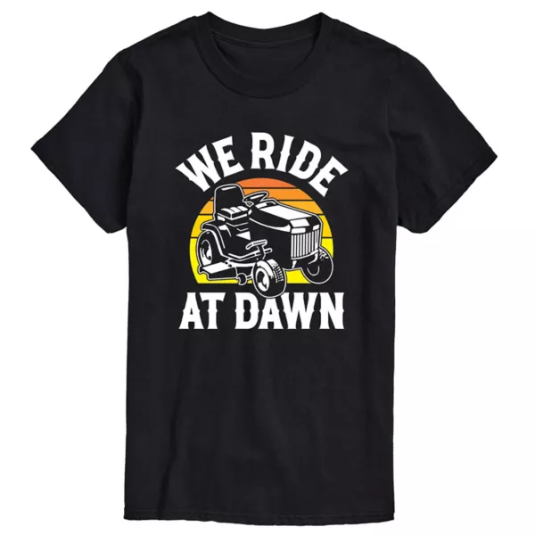 

Мужская футболка с принтом «We Ride at Dawn» Licensed Character, черный