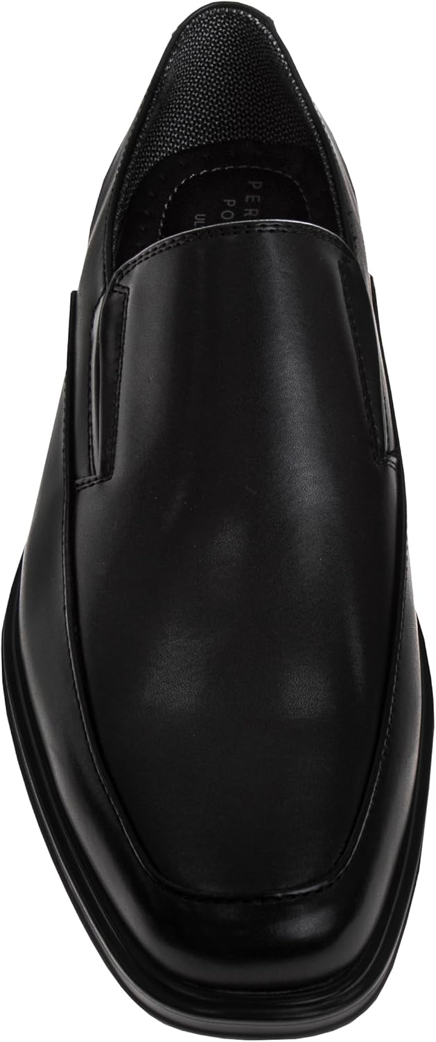 Мужские элегантные черные кожаные формальные туфли Perry Ellis, классические туфли оксфорд и дерби для взрослых — фото 2