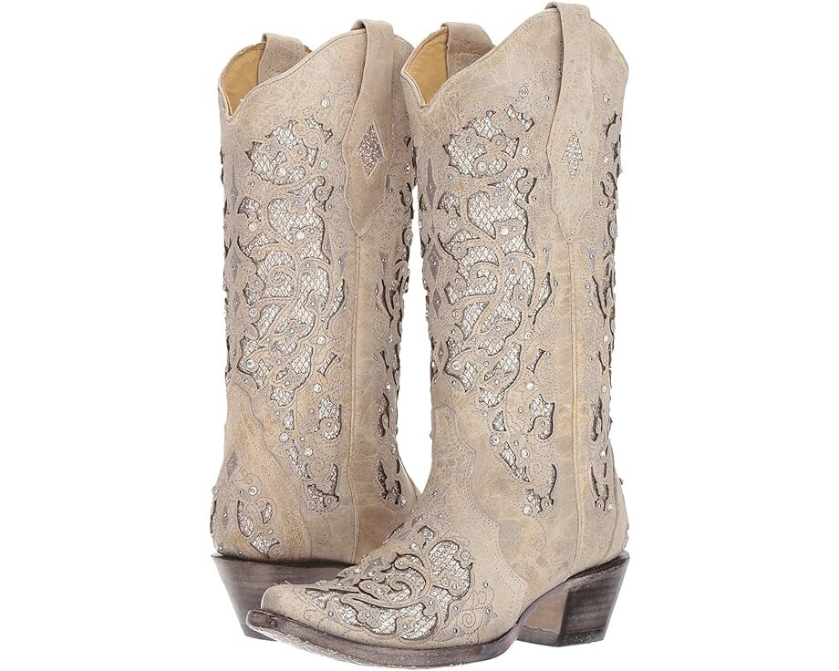Ботинки Corral Boots A3322, цвет White Glitter