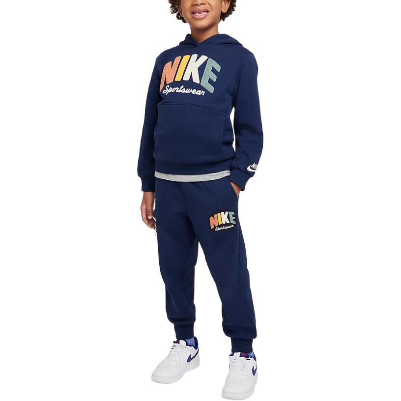 Спортивные брюки темно-синие Nike для детей 3-7 лет — фото 4