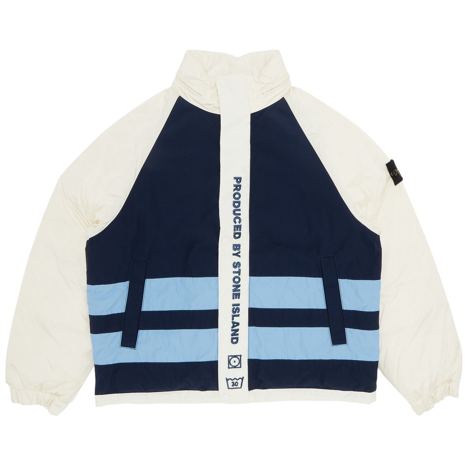 

Двусторонний пуховик Supreme x Stone Island, цвет Белый