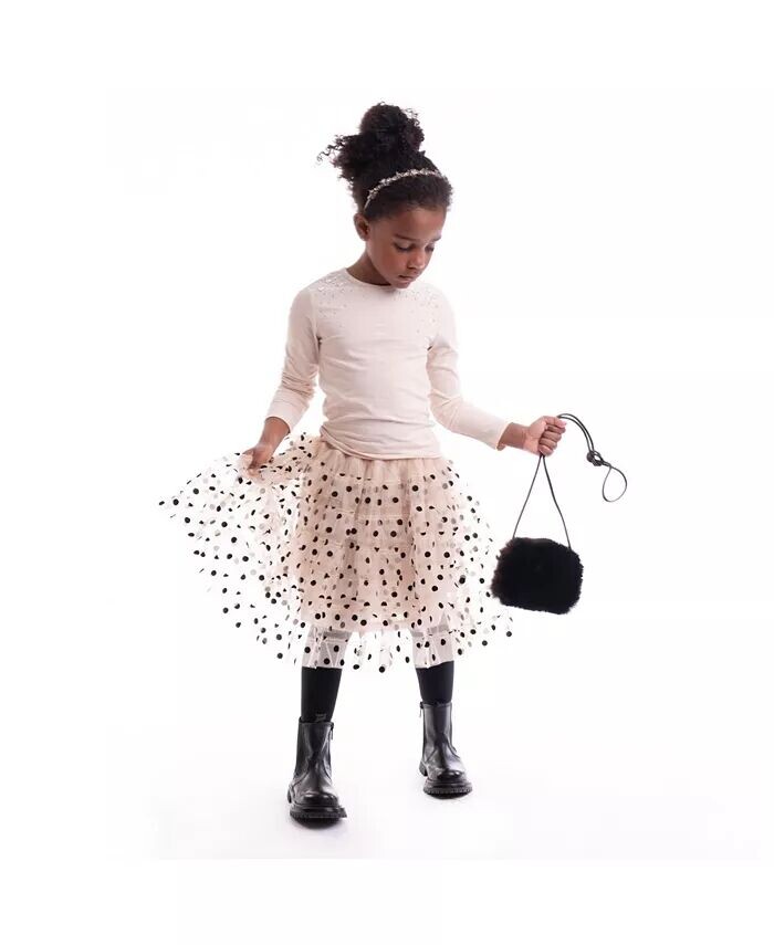 

Big Girls Iris FW24 Цвет слоновой кости Imoga Collection, слоновая кость/кремовый