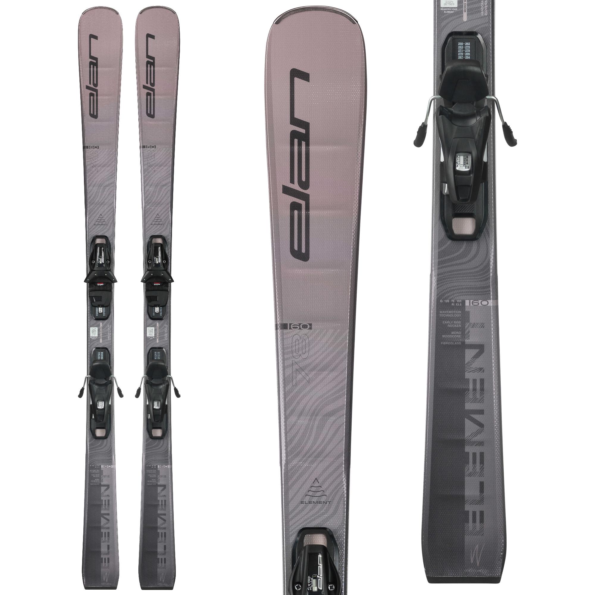 

Женские лыжи Element 78 W SX с креплениями El 9 GW '26 Elan, One Color