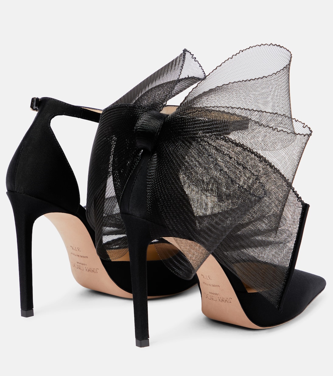 Туфли-лодочки Averly 100 с носовой частью Jimmy Choo, черный — фото 3