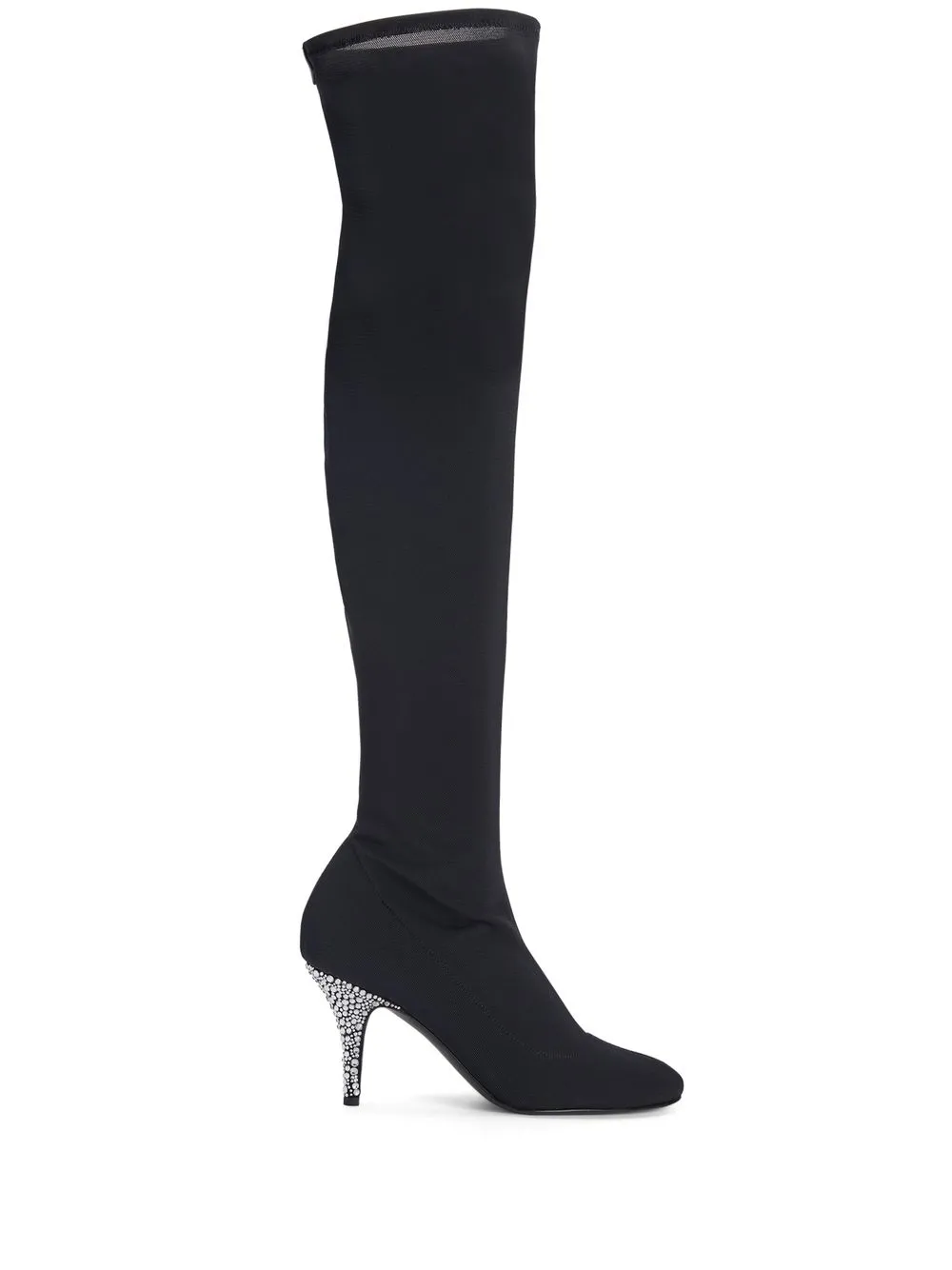 Ботильоны Calixtee Cuissarde 85 Giuseppe Zanotti, черный