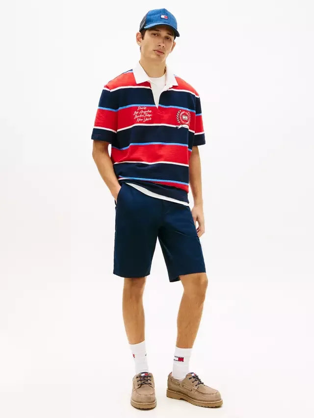 Шорты-чиносы из саржи Scanton Tommy Hilfiger, Dark Blue — фото 2