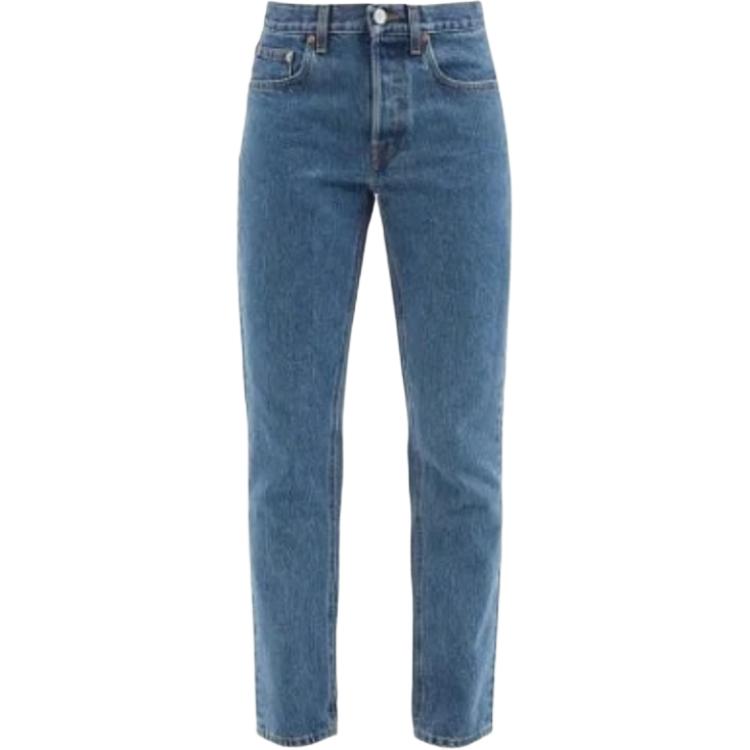 

Vetements Джинсы женские синие умеренно прямого кроя