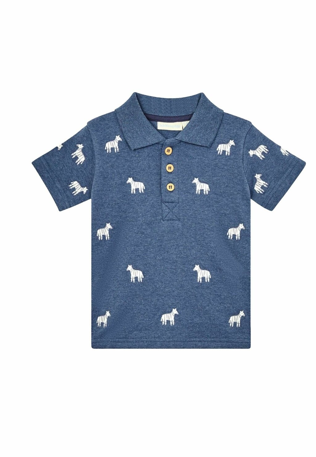 

Поло ZEBRA EMBROIDERED, REGULAR FIT JoJo Maman Bébé, синий
