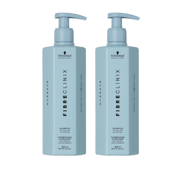 

Набор: увлажняющий шампунь для сухих волос, 2x300 мл Schwarzkopf Professional Fibre clinix hydrate