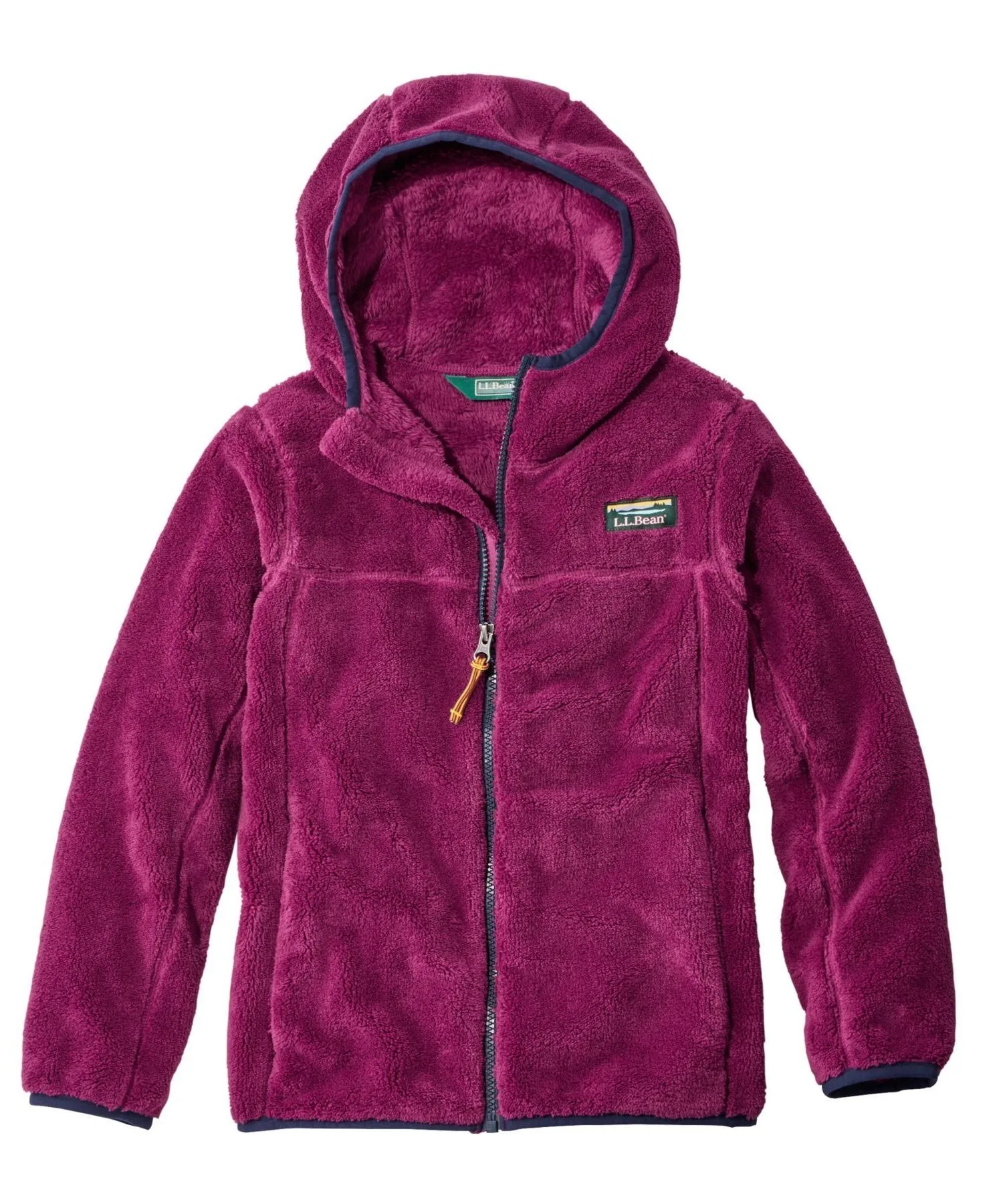 Детская флисовая куртка LL Bean с высоким ворсом L.L.Bean, Rich_Berry