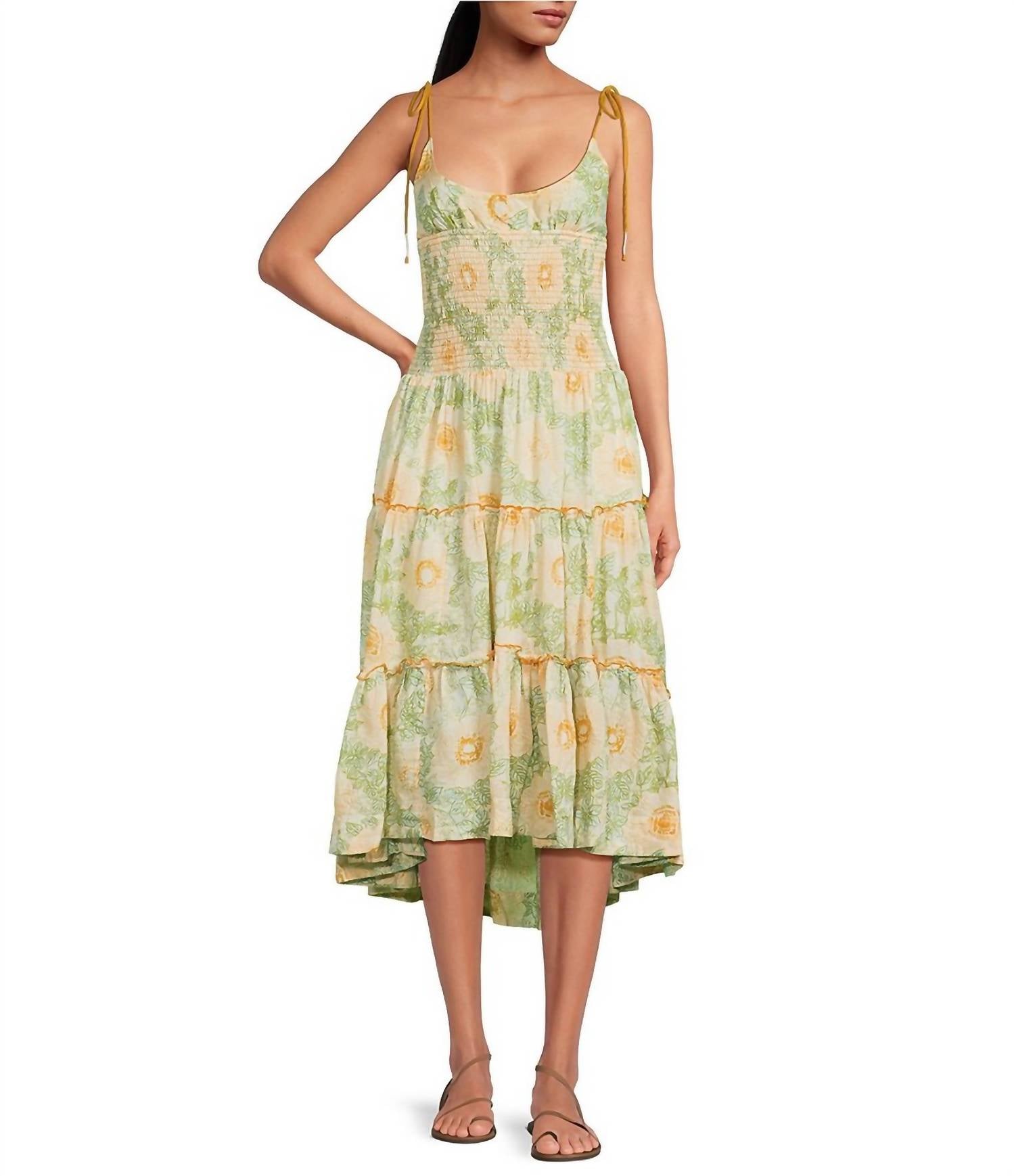 

Платье миди Adriel с цветочным принтом Free People, Floral
