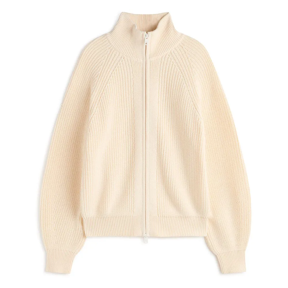 

Свитер Ecoalf Eli full zip, бежевый
