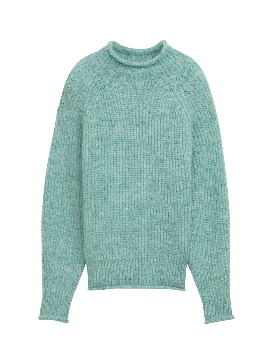 

Тонкий вязаный свитер TOM TAILOR DENIM Sweater, зеленый