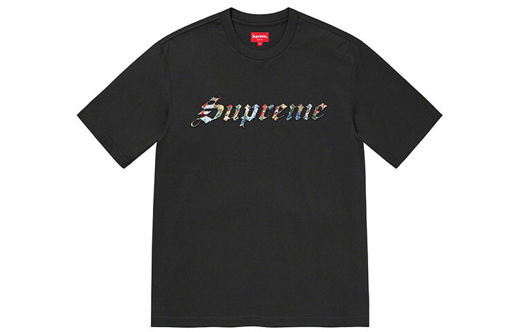 

Футболка Supreme Floral Appliqu, черный