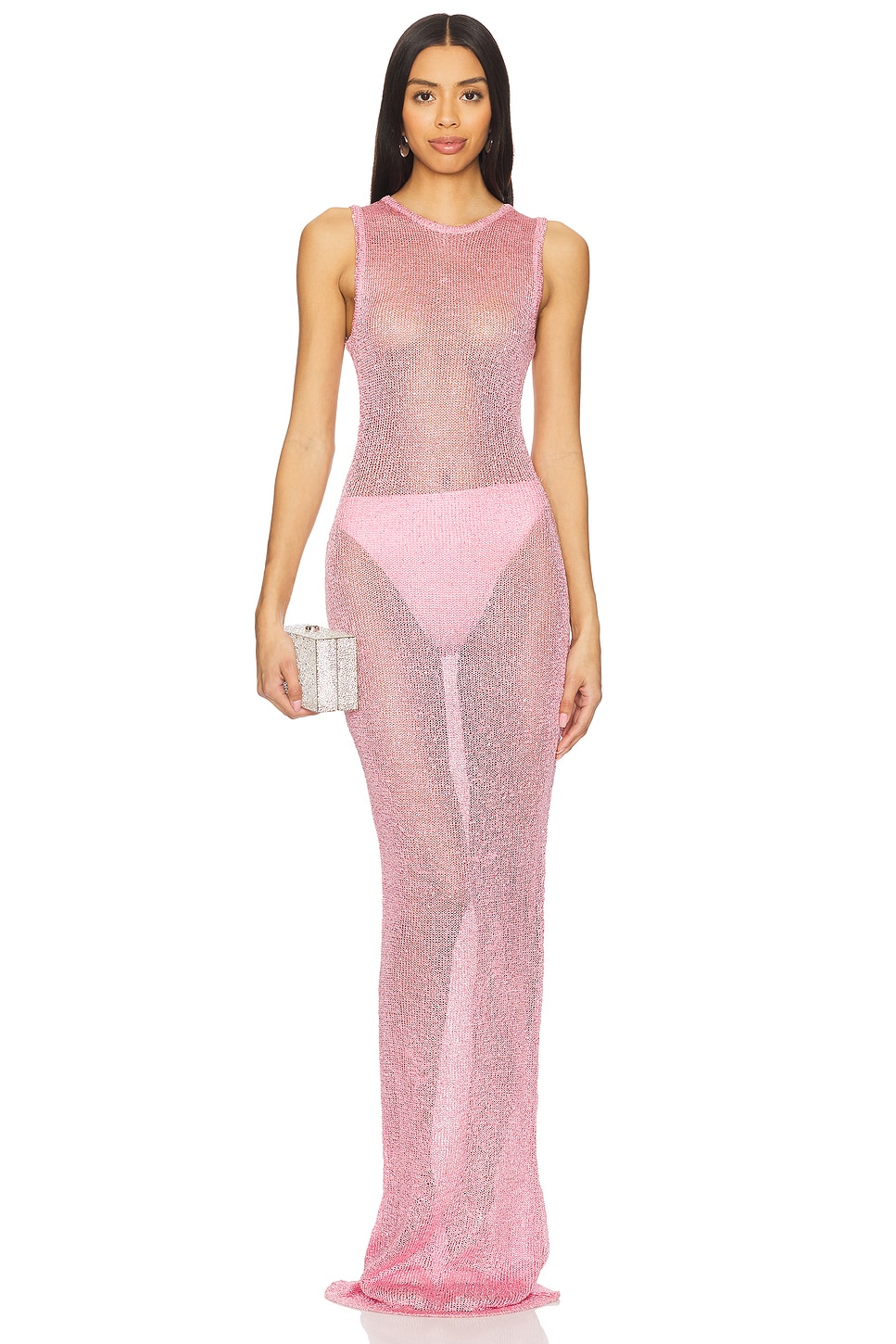 

Платье макси Alix Superdown, pink