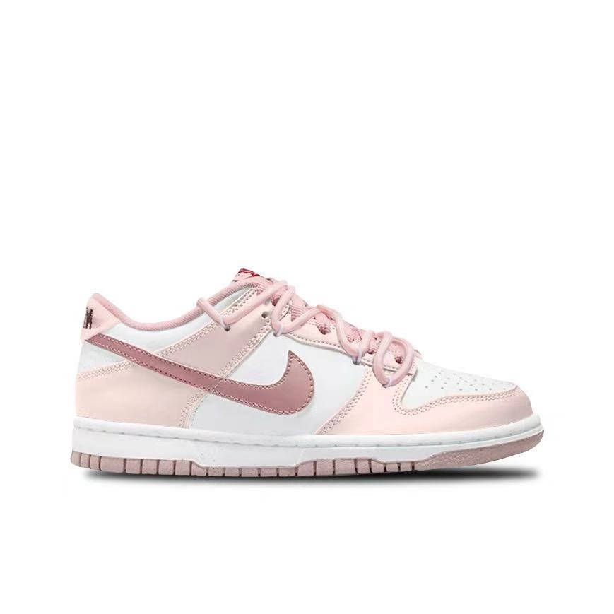 Детские скейтерские кеды Dunk Unisex Nike, розовый — фото 4