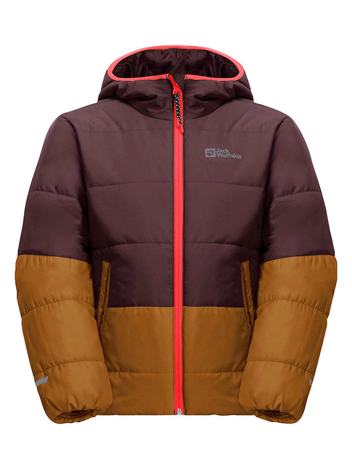 

Стеганая куртка Jack Wolfskin Steppjacke Two Hills, цвет Rot/Hellbraun
