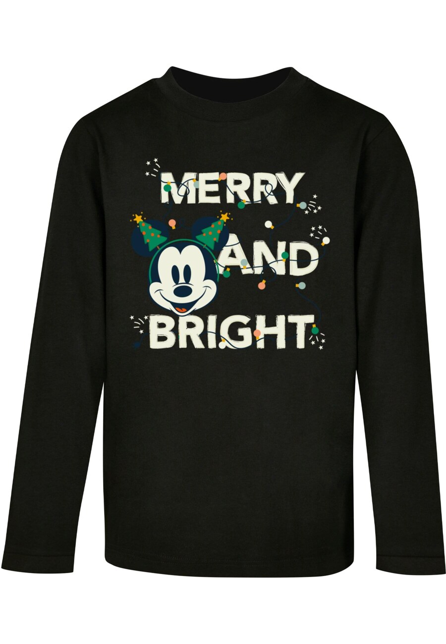 

Лонгслив ABSOLUTE CULT Shirt Mickey Mouse - Merry And Bright, черный