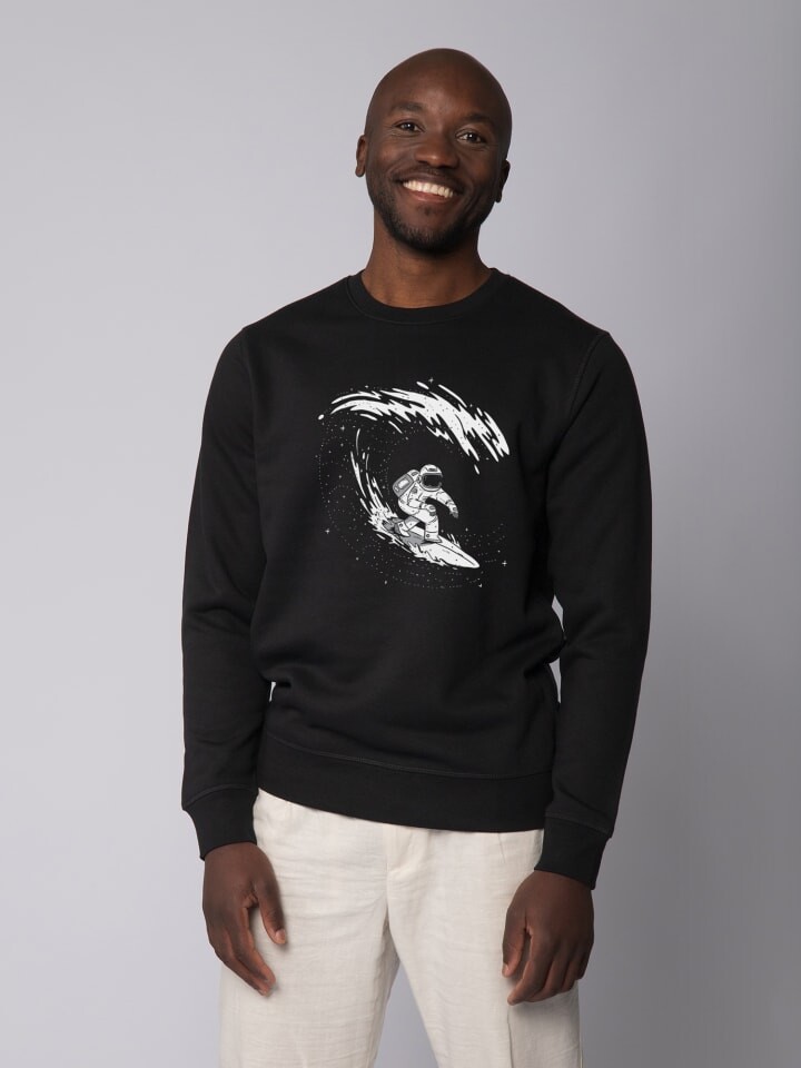 

Толстовка wat Apparel Surfing Spaceman, черный