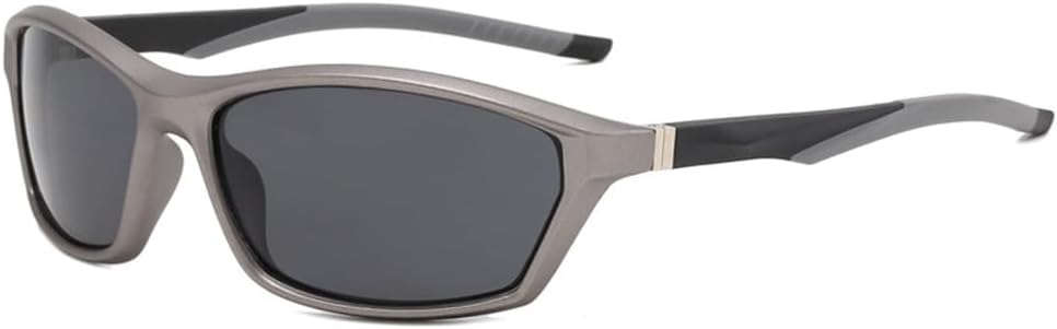 

Спортивные очки для активного отдыха на открытом воздухе, персонализированные модные солнцезащитные очки, солнцезащитные очки для велоспорта в маленькой оправе KTUCN, Grey