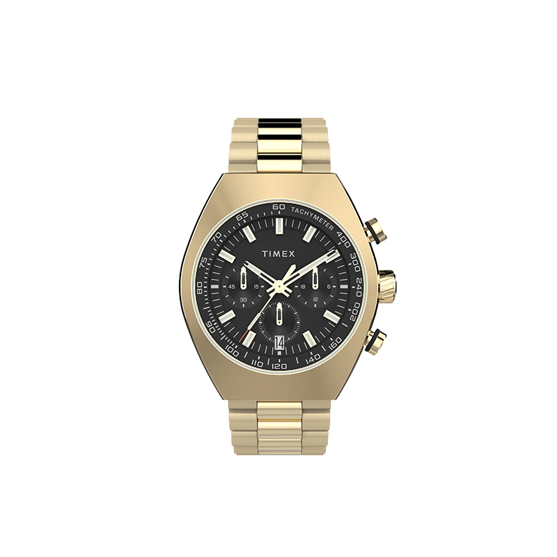 

TIMEX Часы TREND Collection Wrist Watch Quartz Movement Stainless Steel Strap 42mm Black Dial Men's Watch