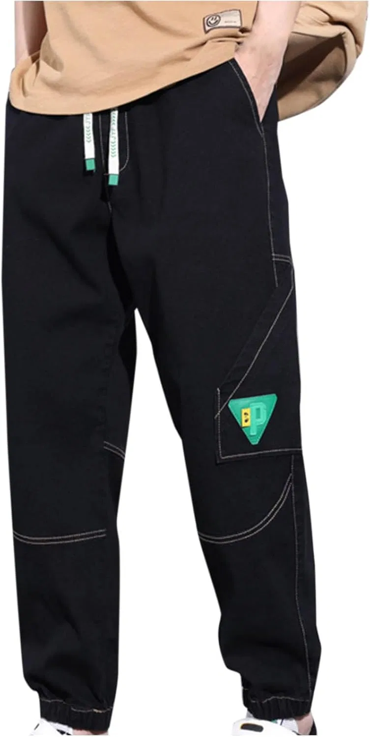 Джинсы свободные Baggy Hip Hop, Black — фото 2