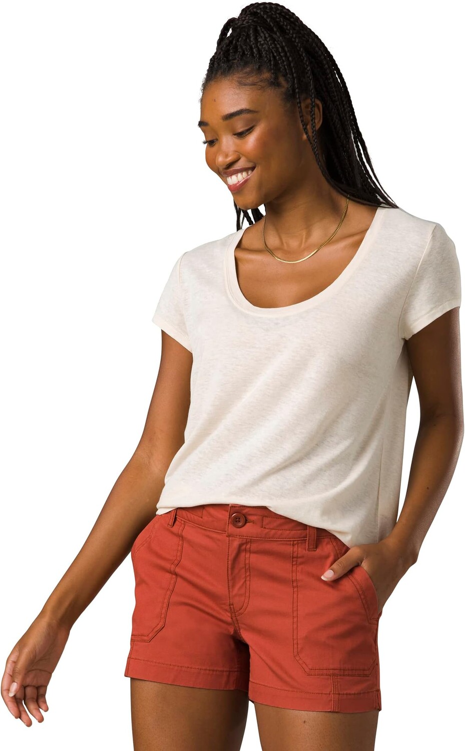 

Шорты Prana 3" Elle Shorts, цвет Rust