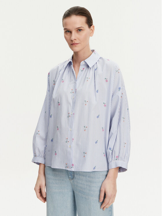 

Свободная рубашка Gilly 2515111132 Weekend Max Mara, голубой