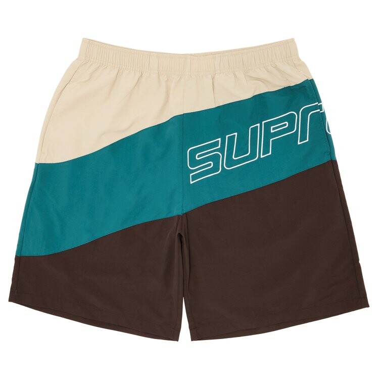 

Шорты Supreme Curve Nylon Short, коричневый