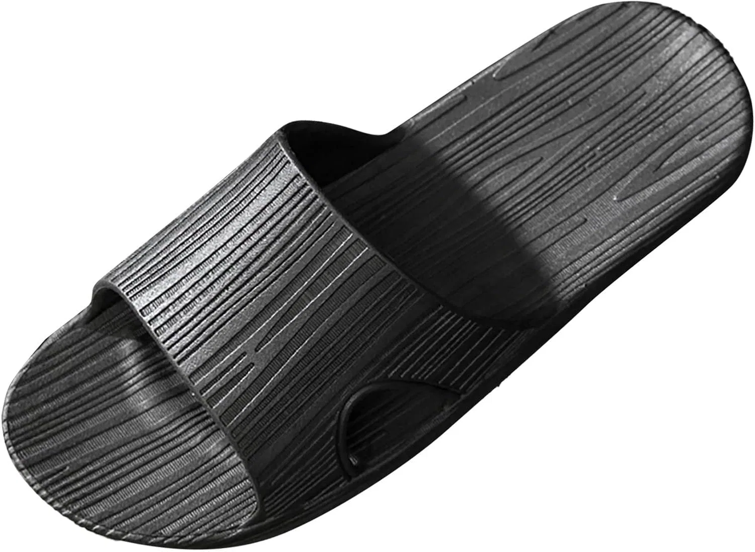 Badelatschen Herren Pantoletten Hausschuhe Männer Badeschlapfen Hauslatschen Für Schlappen Сандалии-слайдеры Badeschlappen Slipper Dusch- & Badeschuhe Sandalen Sommer RYTEJFES, Black