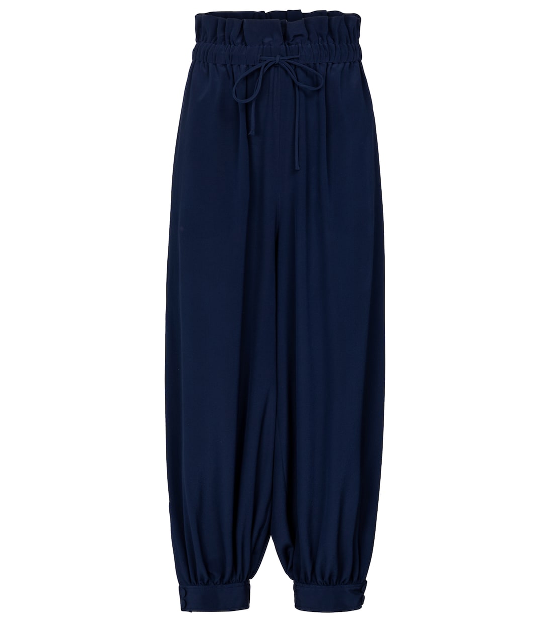 

Шелковые брюки с манжетами от Лорин Stella McCartney, Deep Blue
