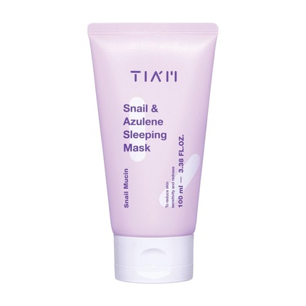 

Ночная маска Tiam Snail & Azulene 92% крем с муцином улитки для сухой чувствительной кожи Tia'm