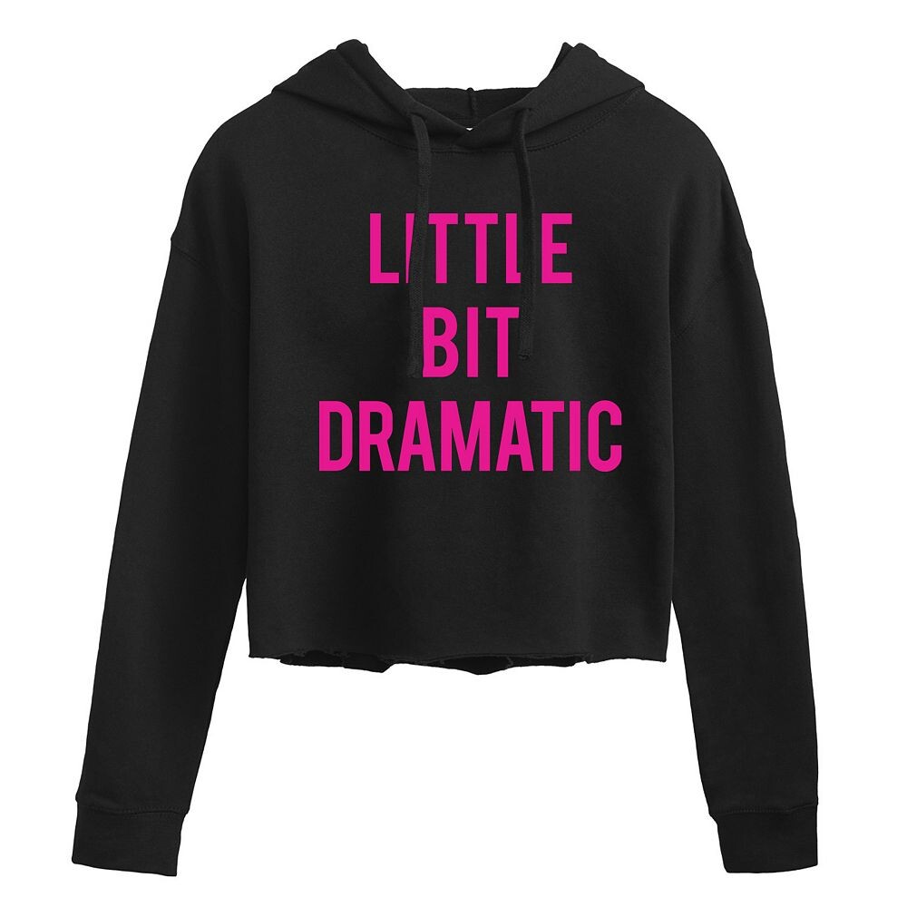 

Укороченное худи Little Bit Dramatic для юниоров Licensed Character, черный