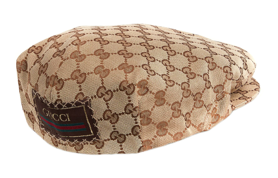 

GUCCI Бейсболка из хлопка унисекс, Beige Dark Brown