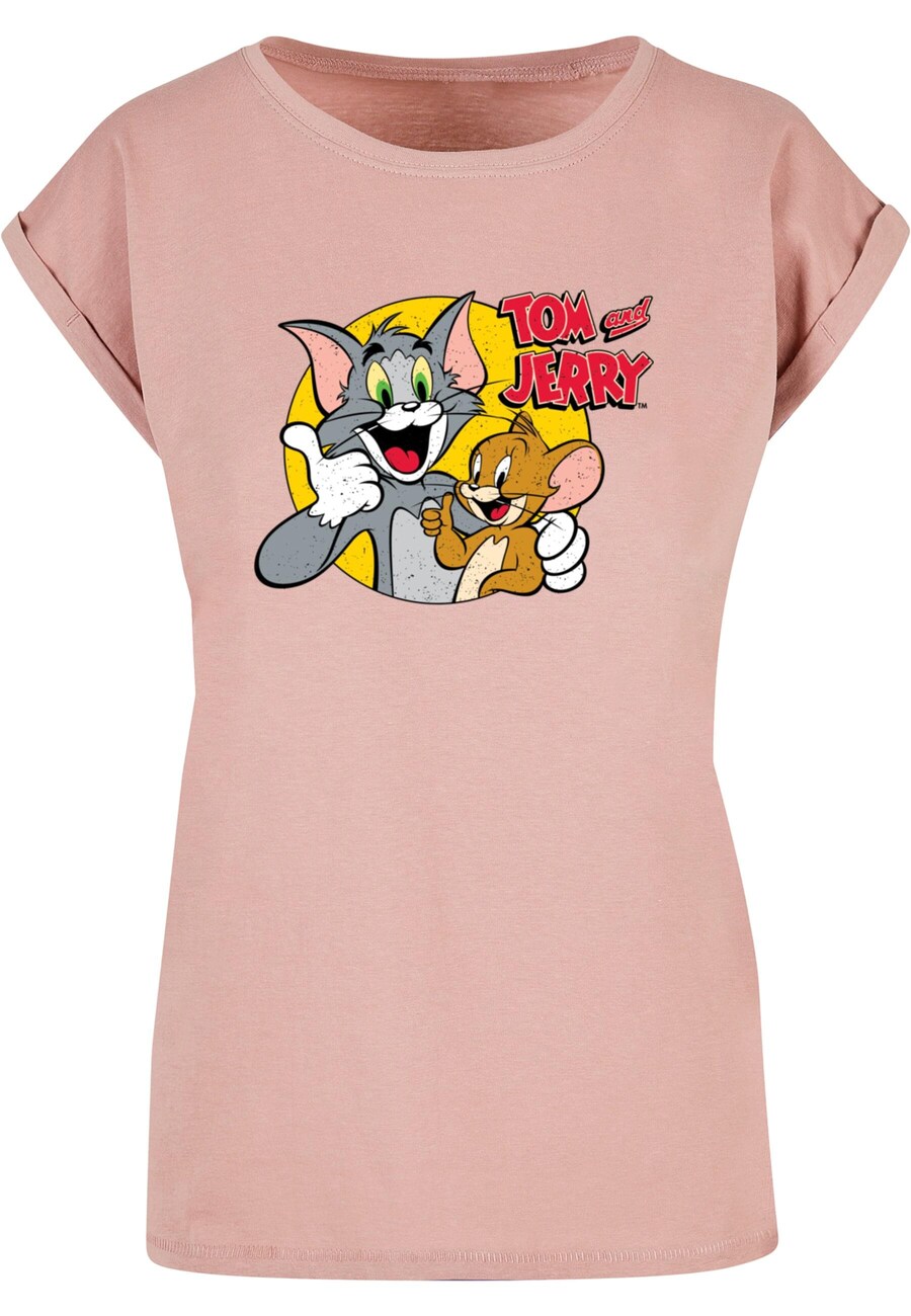 

Футболка ABSOLUTE CULT Shirt Tom And Jerry - Thumbs up, темно-розовый