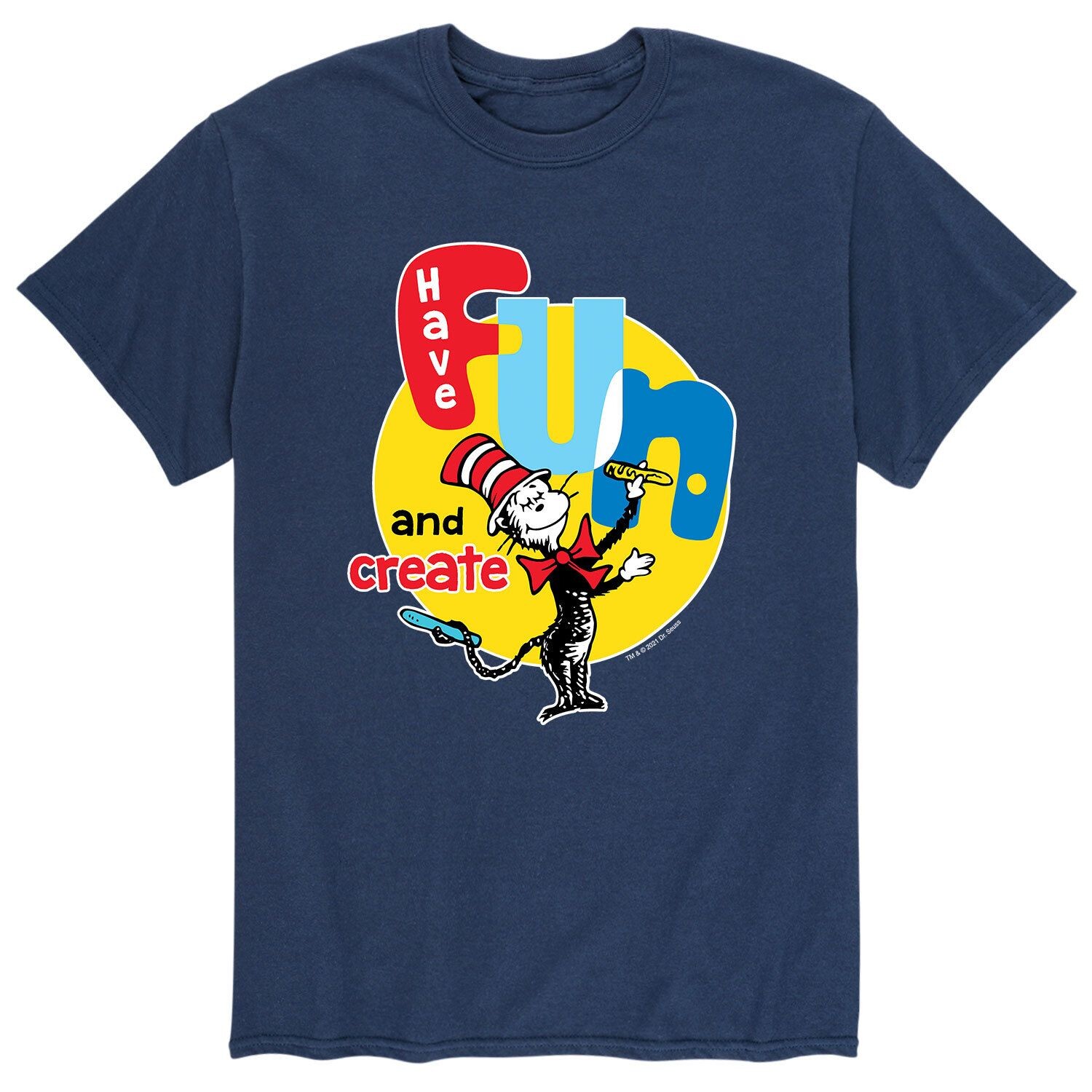 

Мужская футболка Dr. Seuss Have Fun And Create Licensed Character