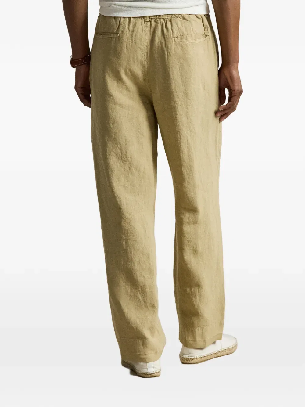 Брюки на шнуровке Polo Ralph Lauren, нейтральный — фото 4
