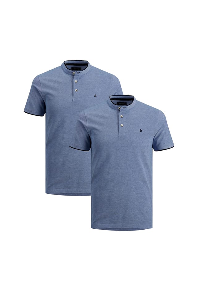 

Рубашка поло 2 шт. paulos mao Jack & Jones, цвет bright cobalt
